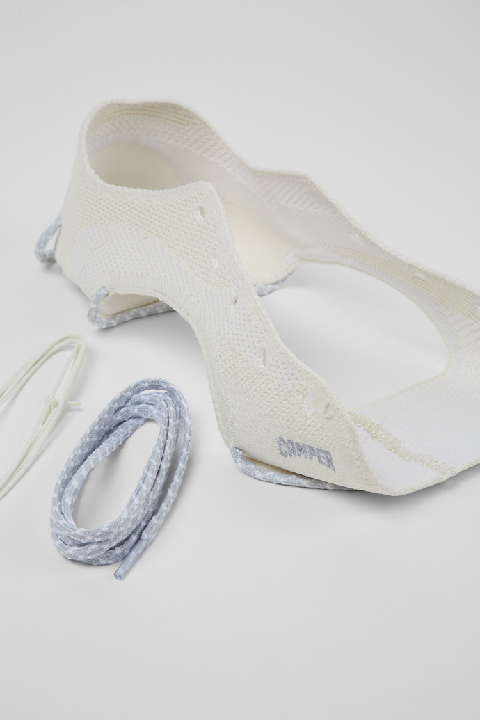 Camper ROKU Uppers - Empeine blanco (2 piezas) para el zapato derecho e izquierdo.