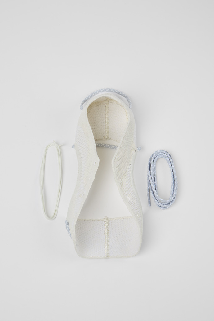 Camper ROKU Uppers - Empeine blanco (2 piezas) para el zapato derecho e izquierdo.