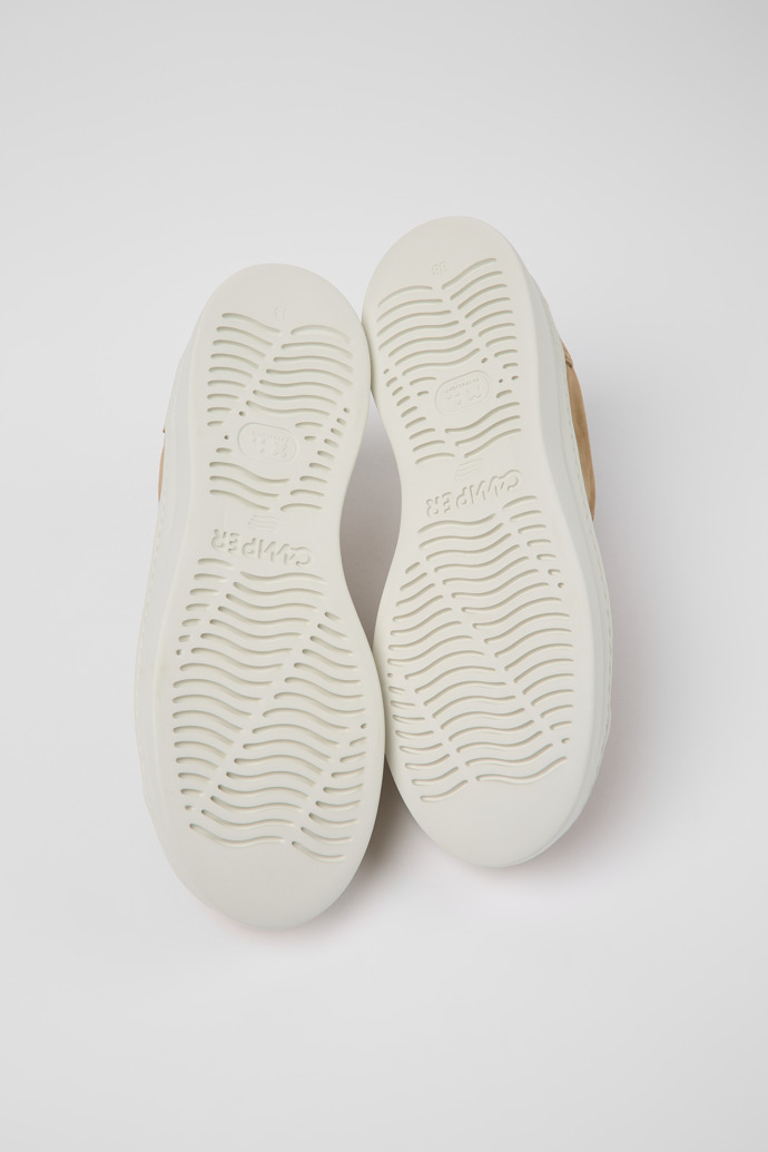 Camper Runner Up - Zapatillas de nobuk marrón para mujer