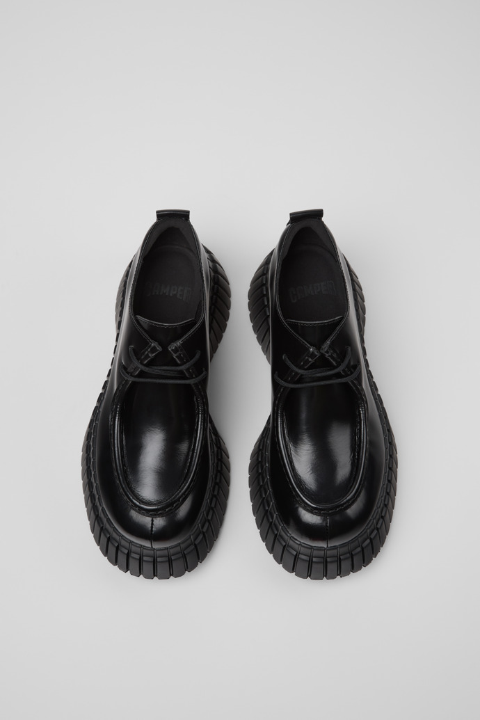 Camper Pix BCN - Zapatos de piel negros para mujer.