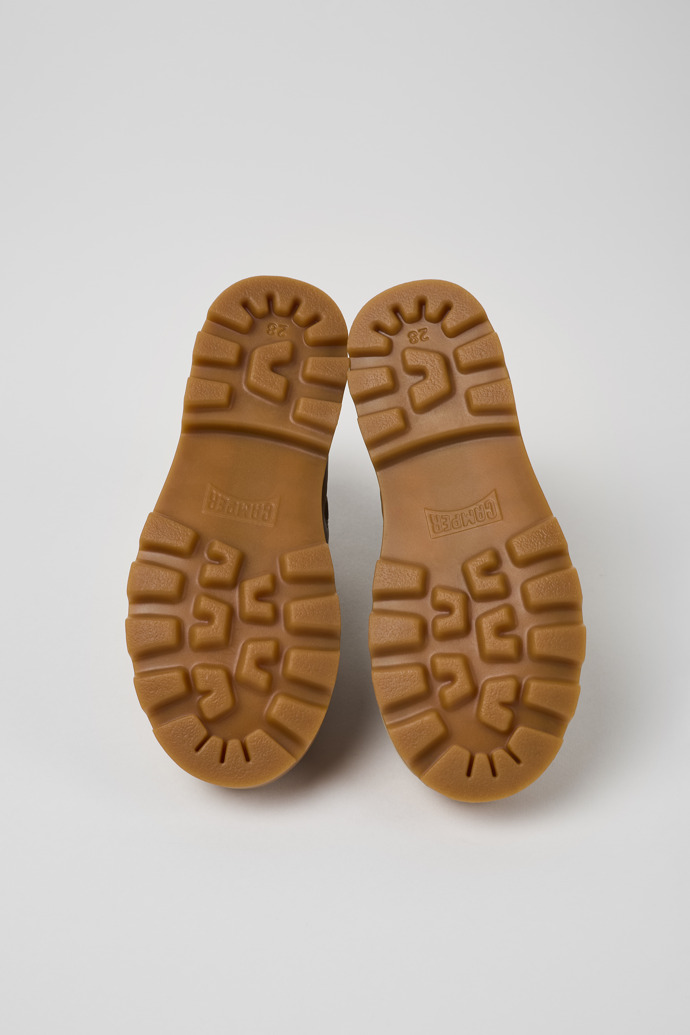 Camper Brutus - Botines marrones de piel para niño