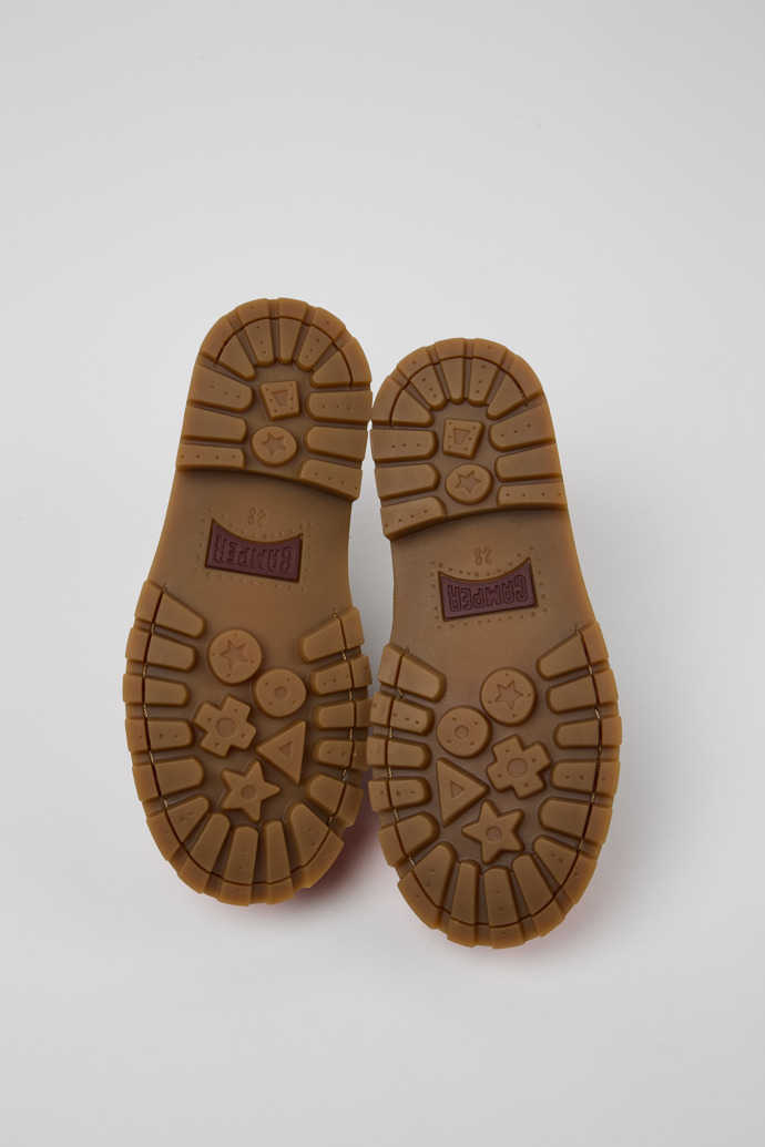 Camper Bobo Choses x Camper - Mocasines infantiles en multicolor de piel y nobuk.