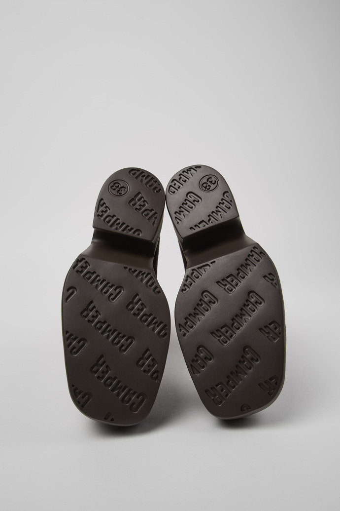 Camper Billie TENCEL - Botas marrones de tela para mujer