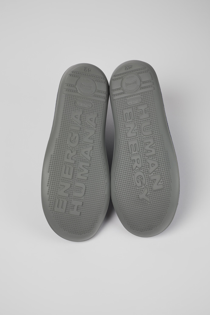 Camper Beetle - Botas de baloncesto azules para hombre de textil/nobuk