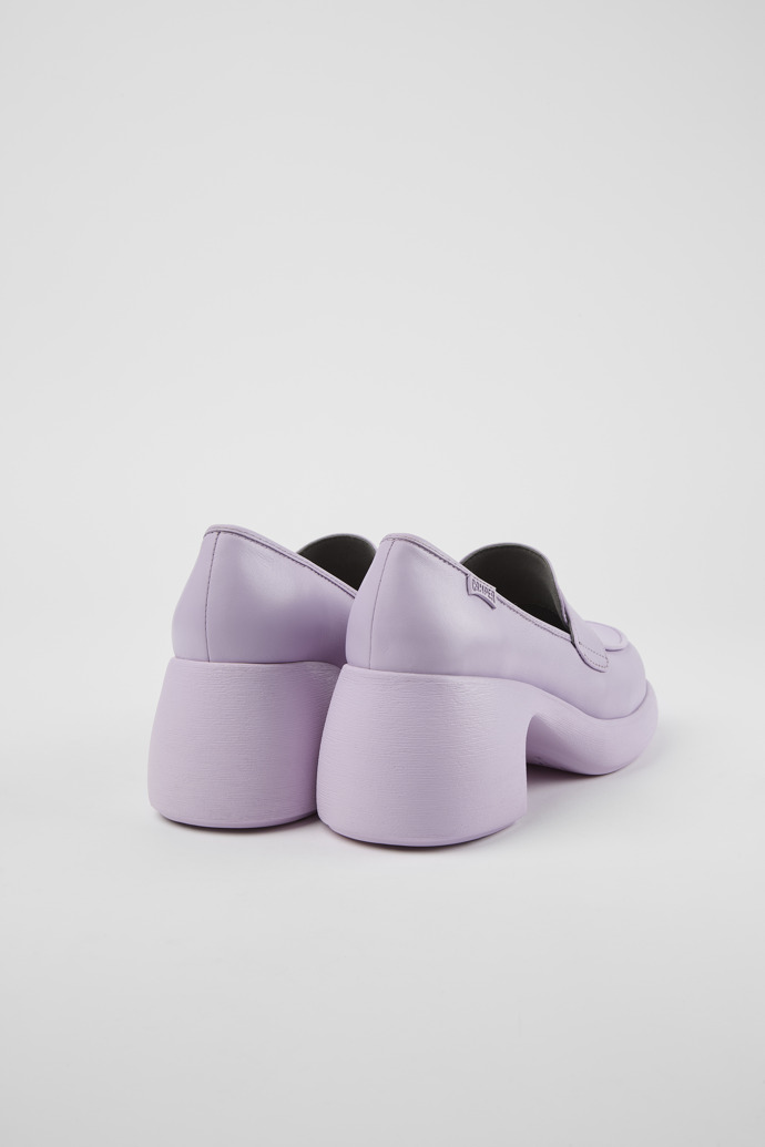 Camper Thelma - Mocasines de piel gris para mujer