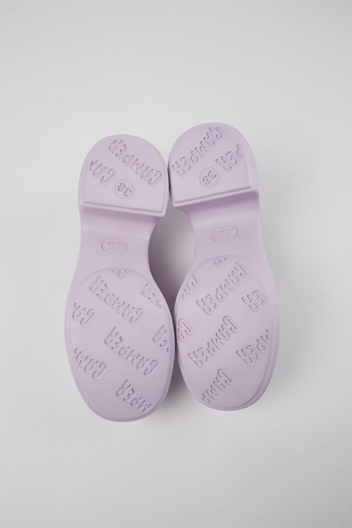 Camper Thelma - Mocasines de piel gris para mujer