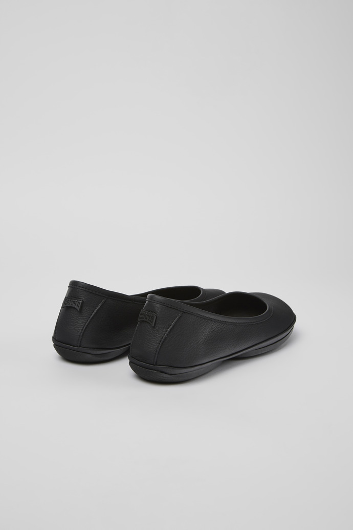 Camper Right - Bailarinas de piel negra para mujer.