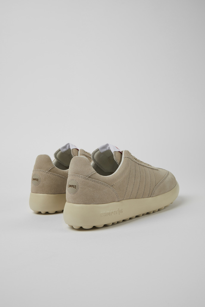 Camper Pelotas XLF - Zapatillas de nobuk beige para mujer.