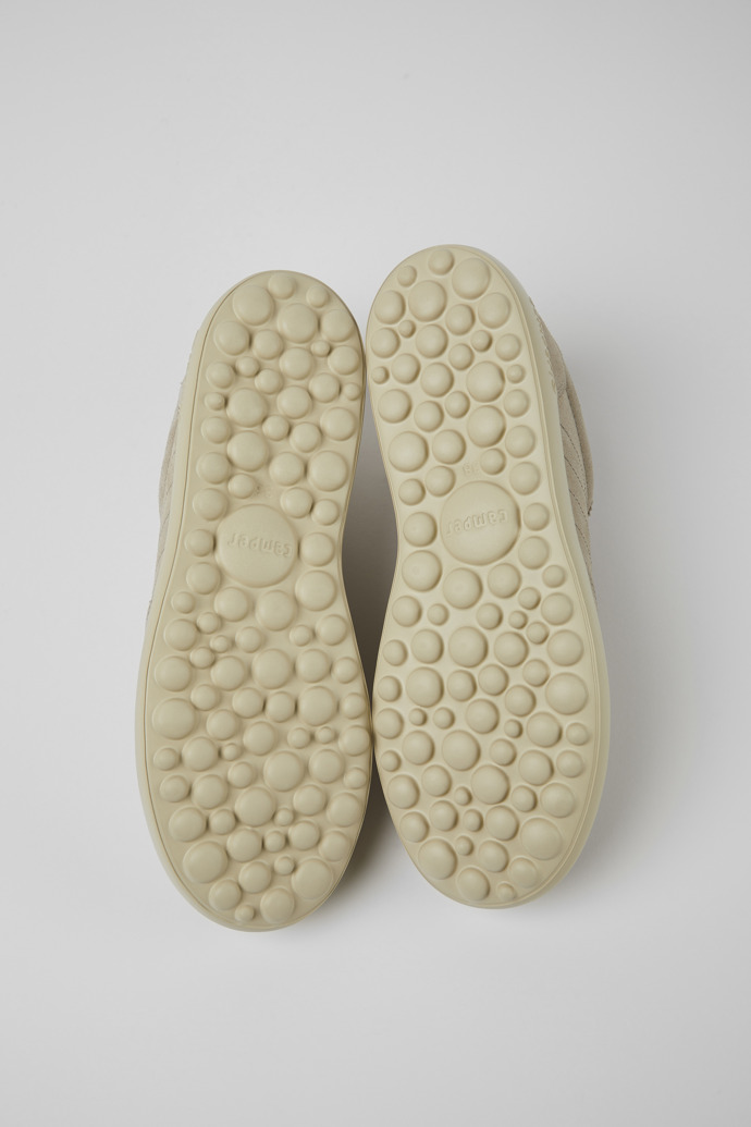 Camper Pelotas XLF - Zapatillas de nobuk beige para mujer.