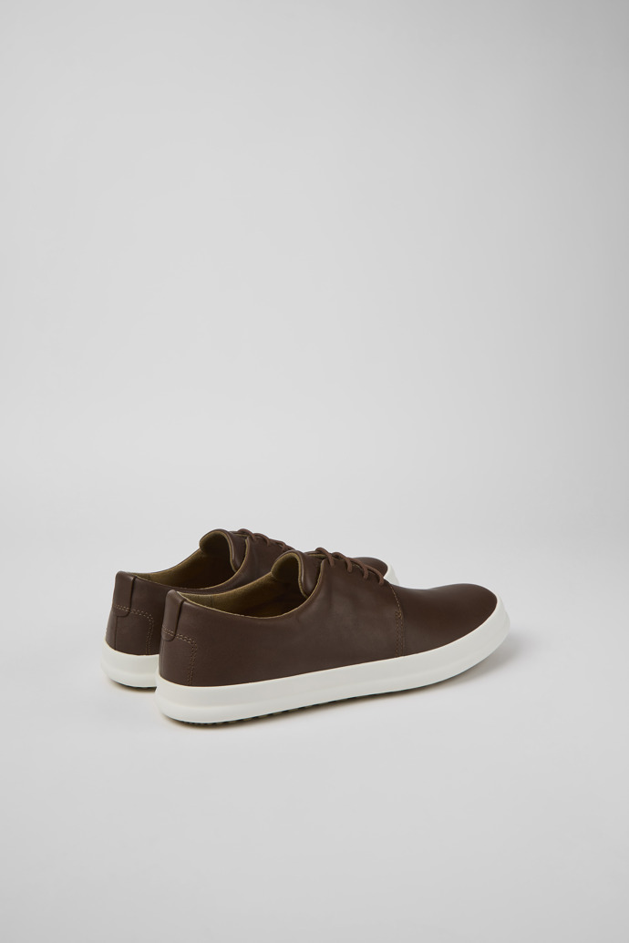 Camper Chasis - Zapatos de piel marrón para hombre