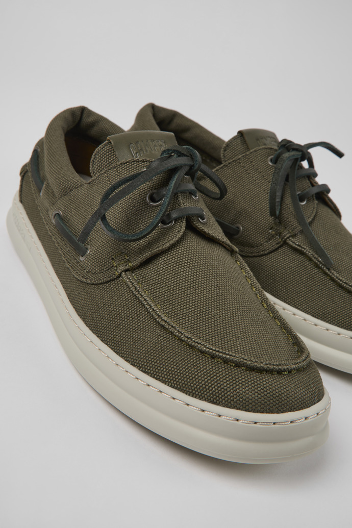 Camper Runner - Zapatillas verdes para hombre de textil