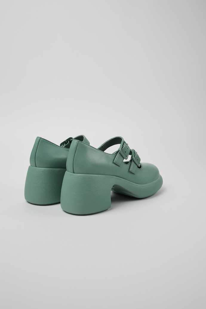 Camper Thelma - Zapatos verdes de piel para mujer