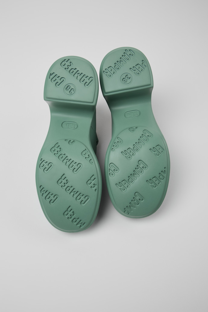 Camper Thelma - Zapatos verdes de piel para mujer