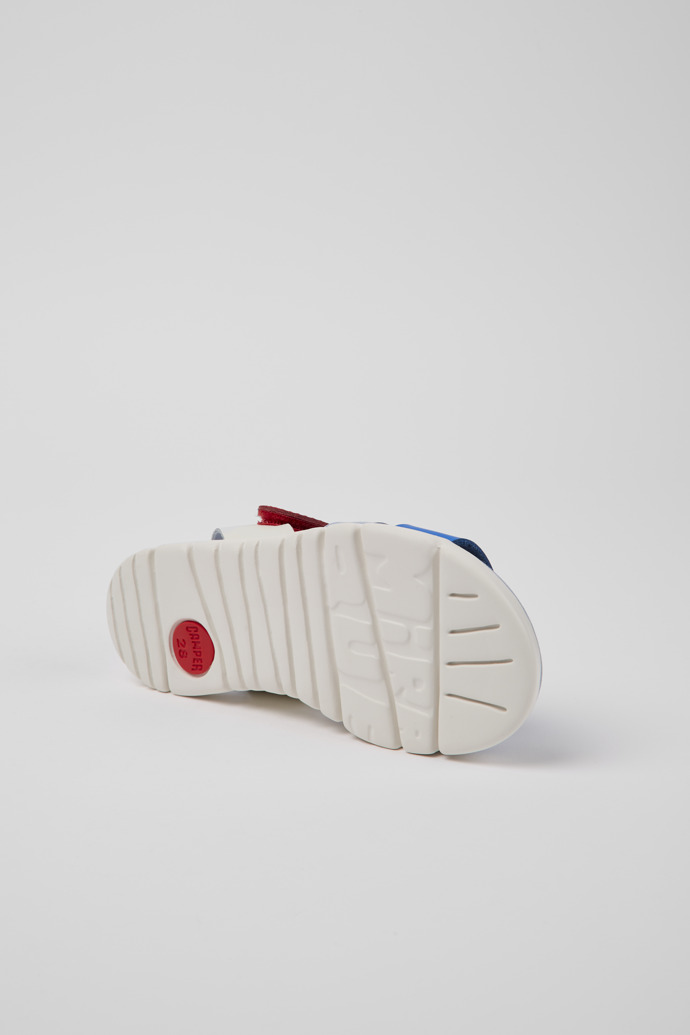 Camper Twins - Sandalias infantiles de piel multicolor.