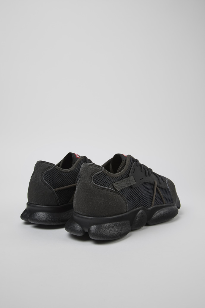 Camper Karst Sorona - Zapatillas de tela gris y negra para hombre