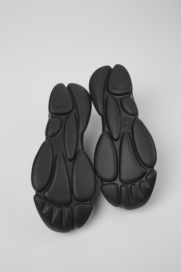 Camper Karst Sorona - Zapatillas de tela gris y negra para hombre