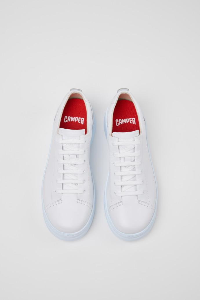 Camper Runner Up - Zapatillas blancas de piel para mujer.