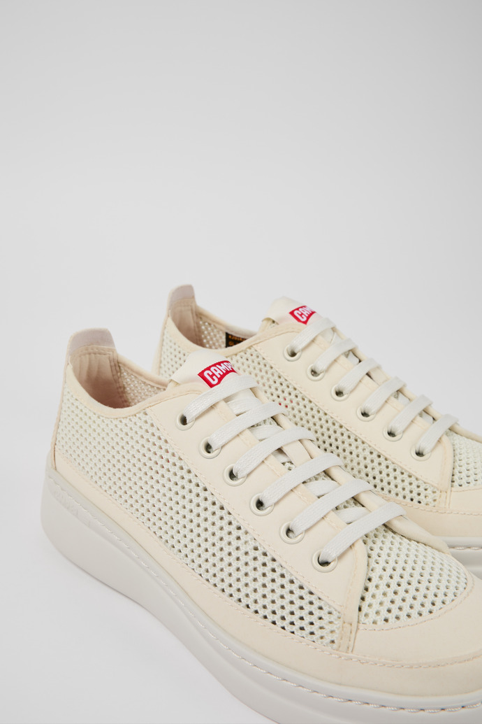 Camper Runner - Zapatillas blancas de tela para mujer