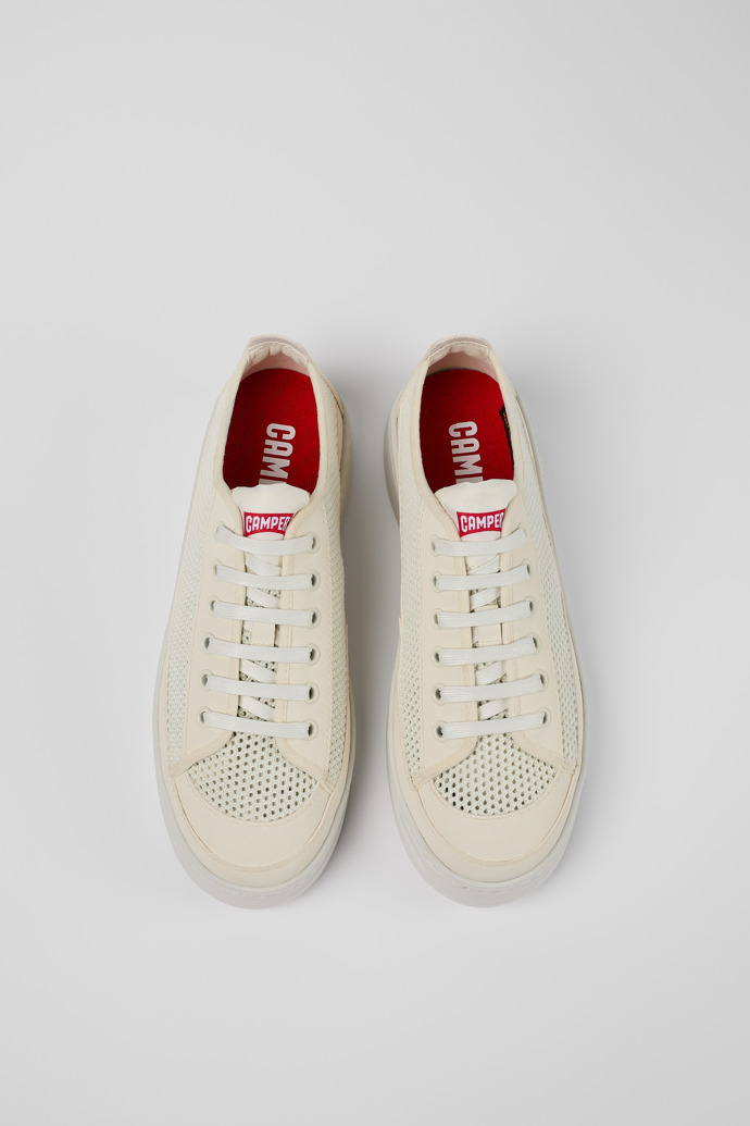 Camper Runner - Zapatillas blancas de tela para mujer