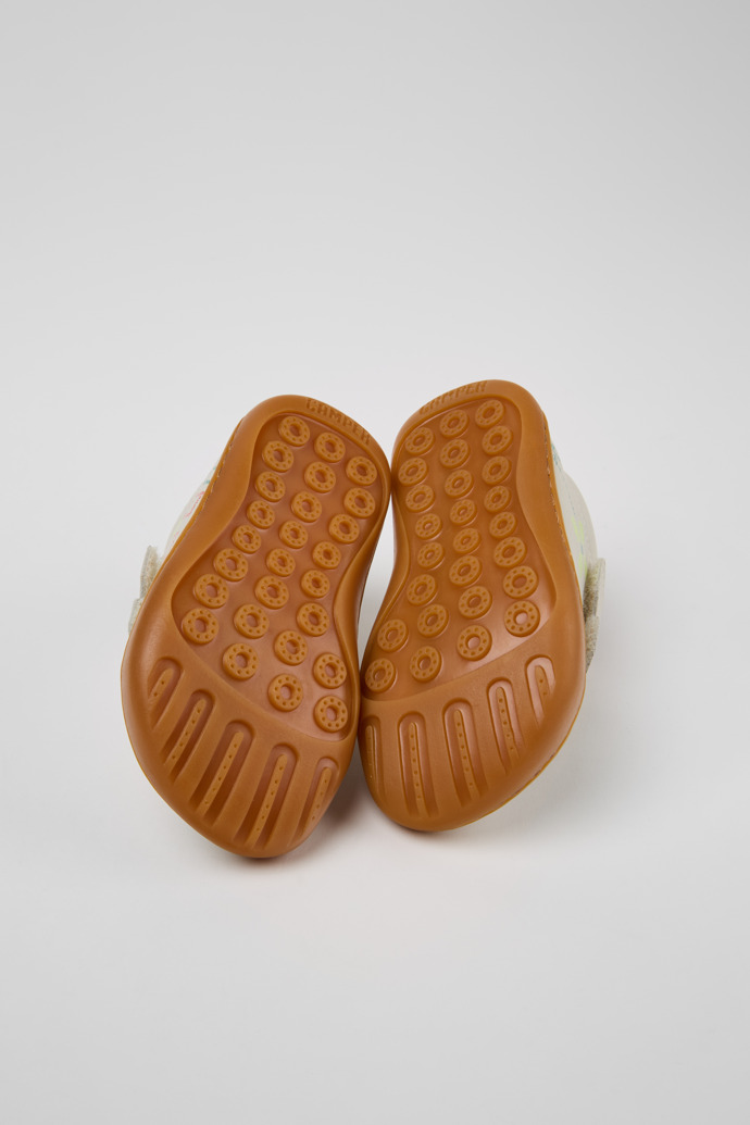 Camper Twins - Zapatillas blancas de piel para niños.