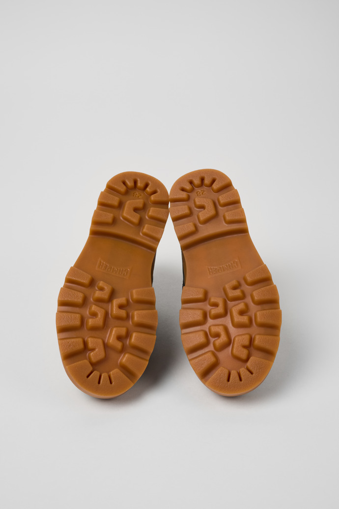 Camper Brutus - Botines de piel nobuk gris para niños