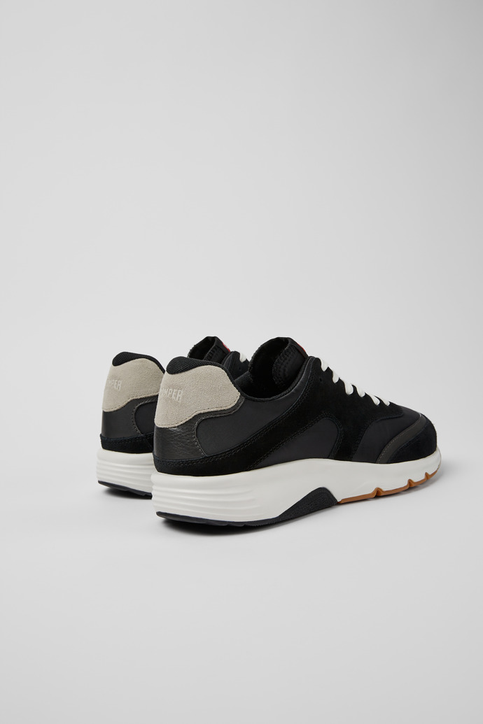 Camper Drift - Zapatillas deportivas para hombre de textil y nobuk en negro y gris.
