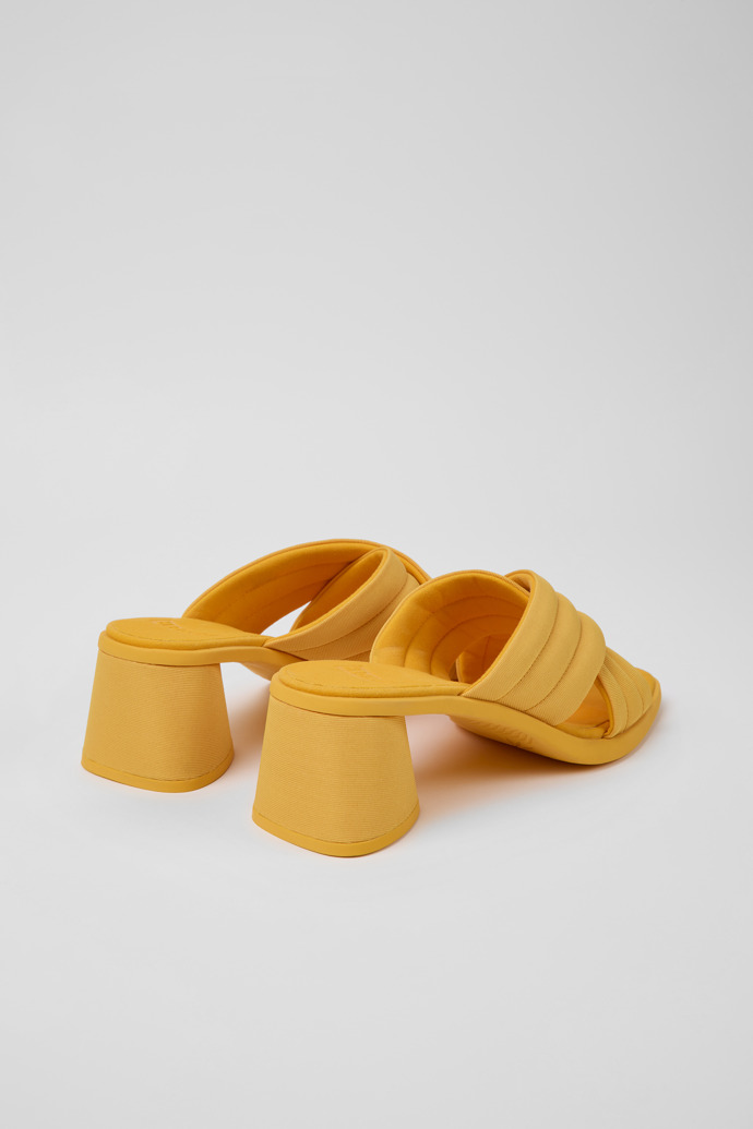 Camper Kiara - Sandalias naranjas de tela para mujer.