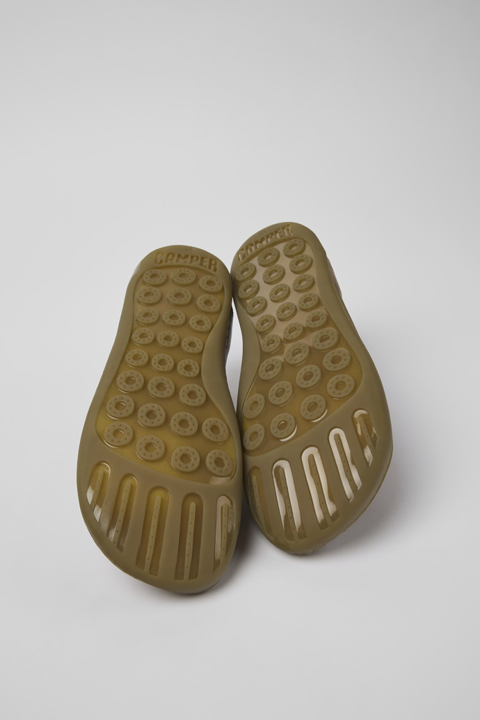 Camper Peu - Zapato de piel marrón para mujer.