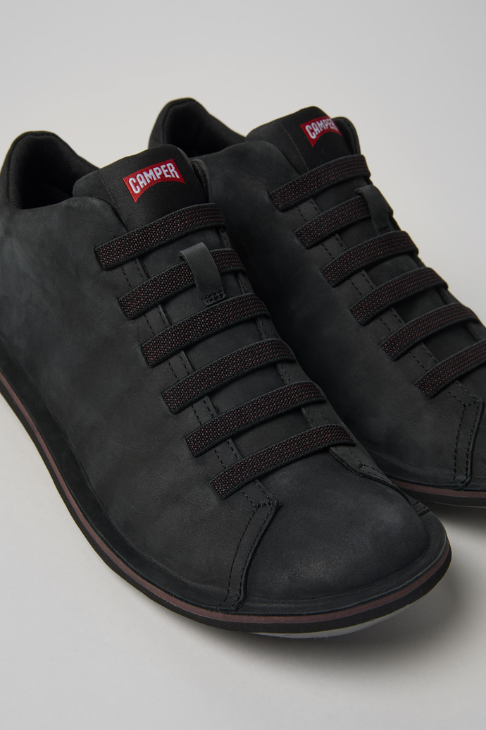 Camper Beetle - Zapatillas de piel negras