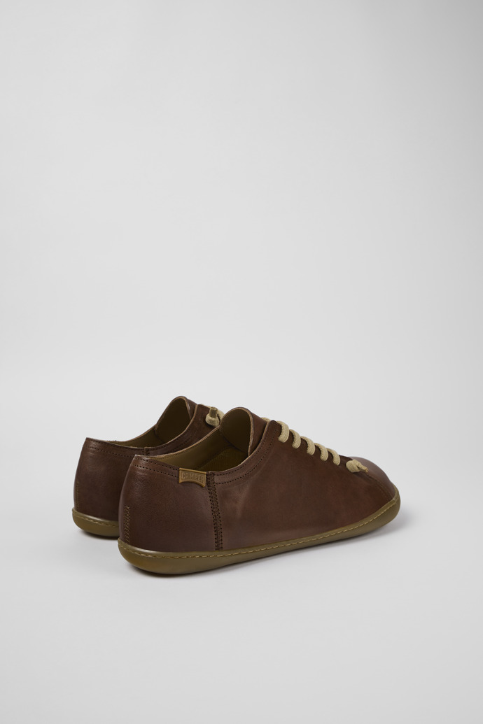 Camper Peu - Zapatos de piel marrón para hombre.