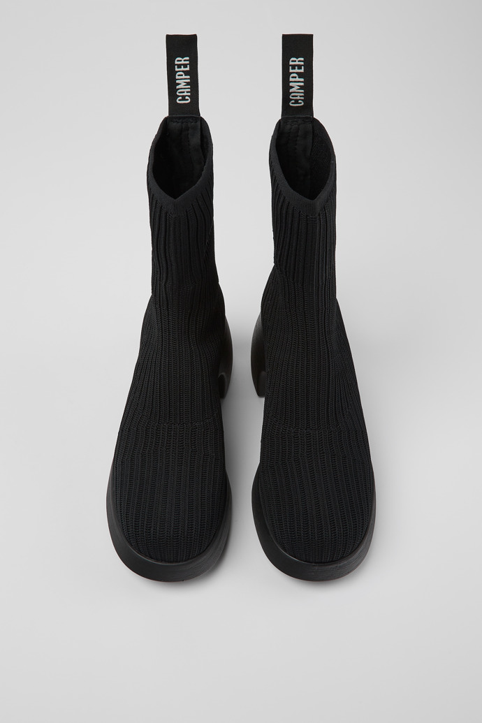 Camper Thelma - Botas negras de tela para mujer.