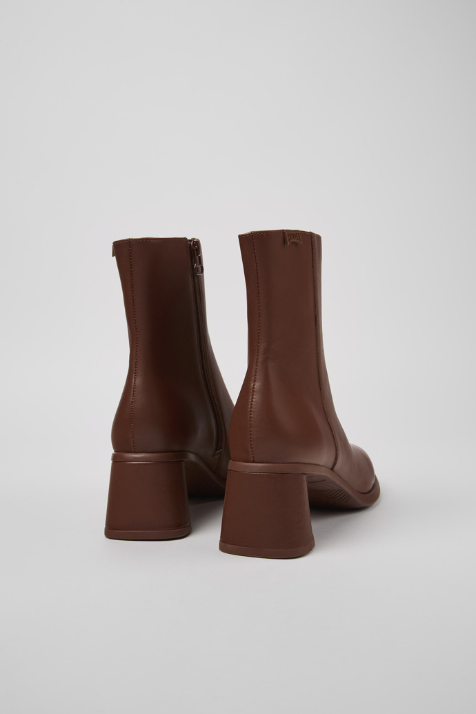 Camper Kiara - Bota roja de piel para mujer