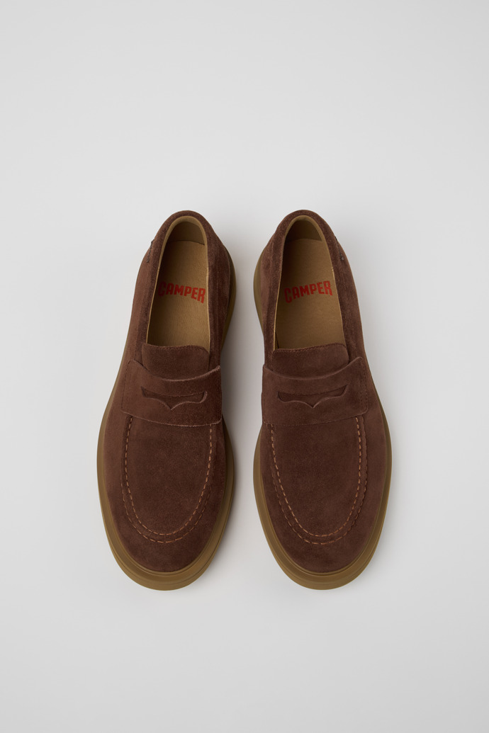 Camper Norman - Zapato marrón para hombre de ante.