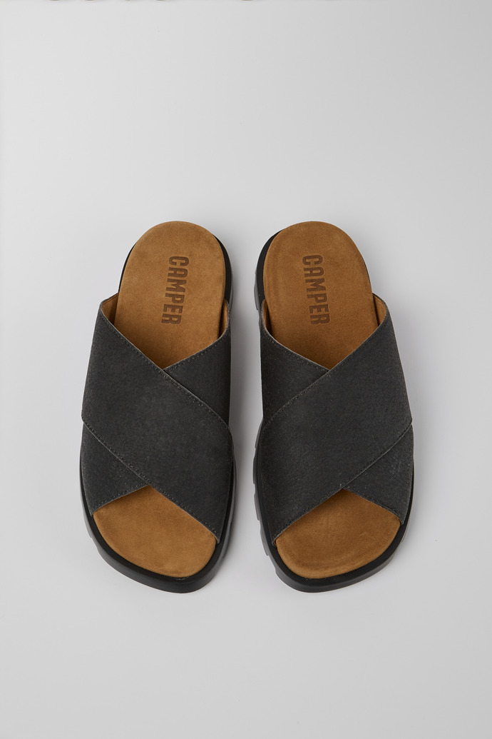 Camper Brutus Sandal - Sandalias negras para mujer.