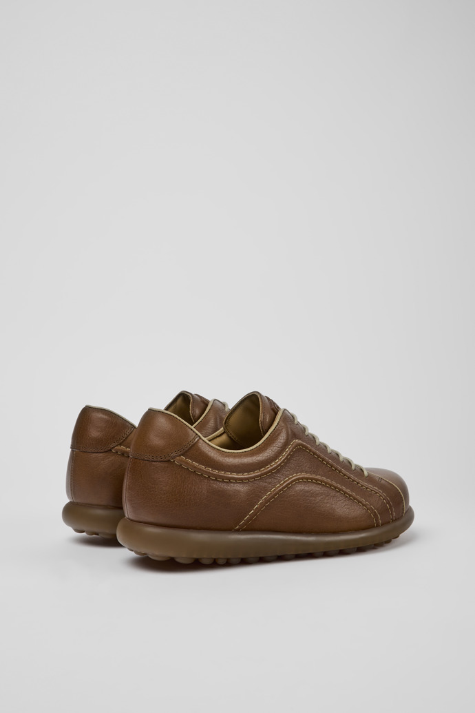 Camper Pelotas - Zapatillas marrones de piel para hombre
