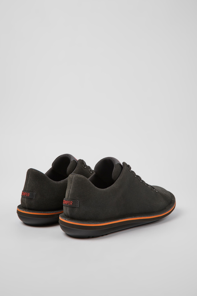 Camper Beetle - Zapato gris de piel nobuk para hombre.