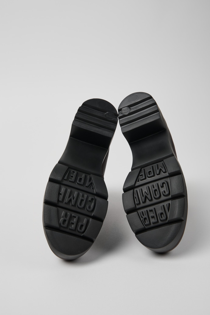 Camper Wanda - Botines de piel marrón para mujer