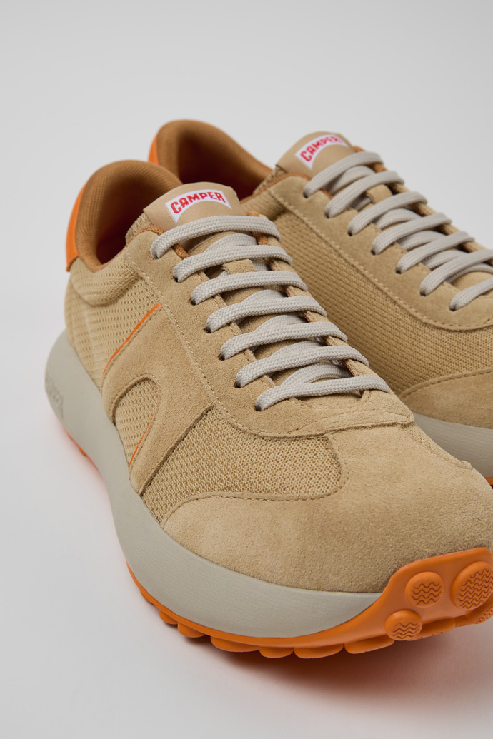 Camper Pelotas Athens - Zapatillas de piel multicolor para hombre fabricadas con PET reciclado y piel nobuk.