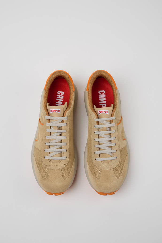 Camper Pelotas Athens - Zapatillas de piel multicolor para hombre fabricadas con PET reciclado y piel nobuk.