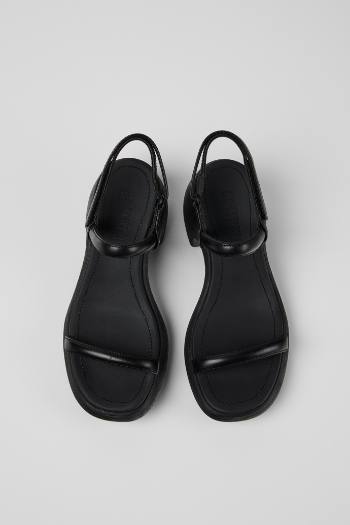 Camper Thelma - Sandalias de piel negra para mujer