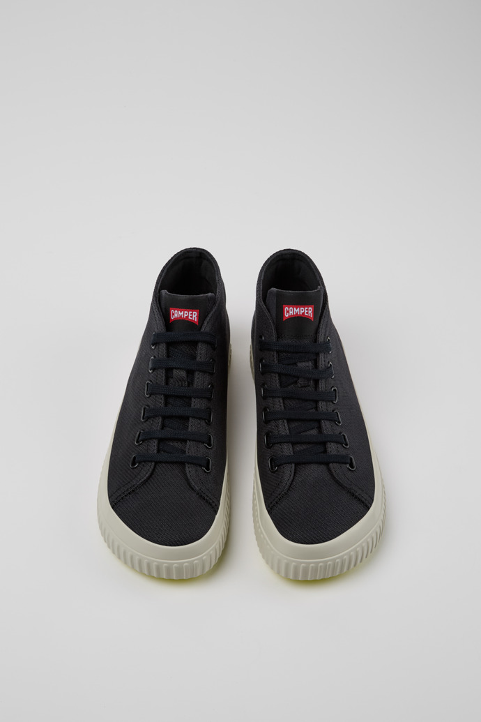 Camper Peu Roda - Zapatillas negras para mujer de algodón reciclado