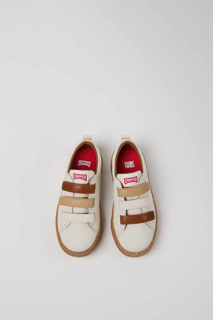 Camper Twins - Zapatillas de piel multicolor para niños.