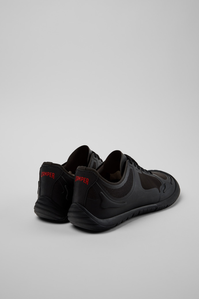 Camper Path - Zapatillas negras para mujer de PET reciclado.