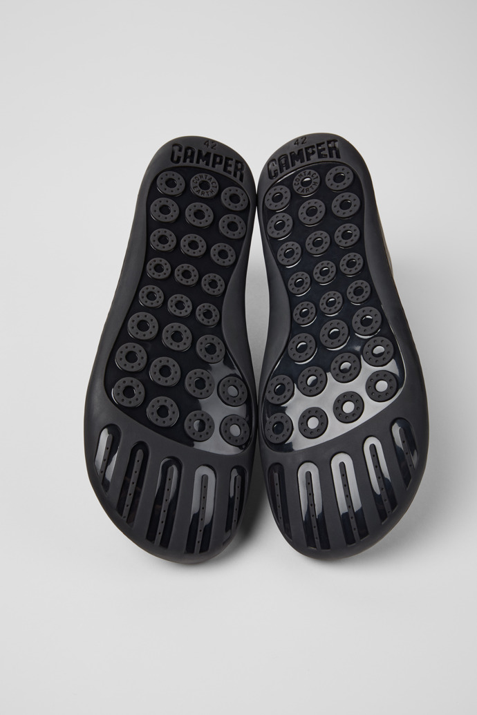 Camper Peu - Botines negros para hombre de piel sin cromo.