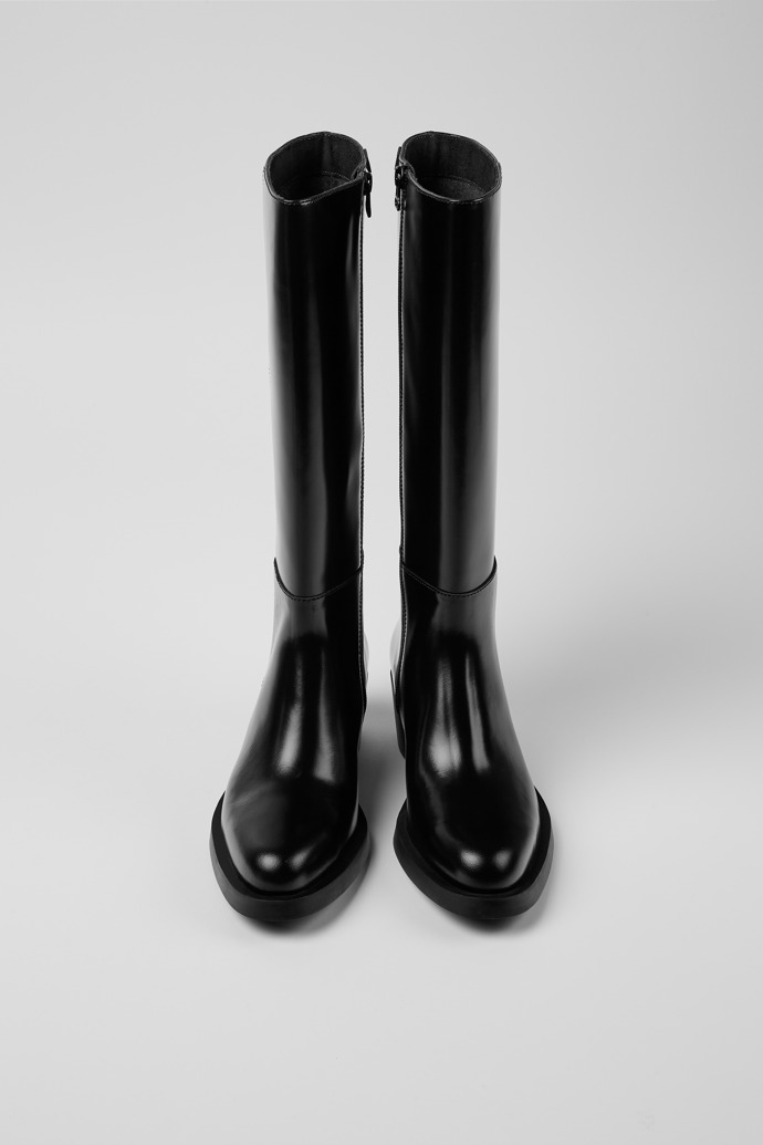 Camper Bonnie - Botas largas negras de piel para mujer