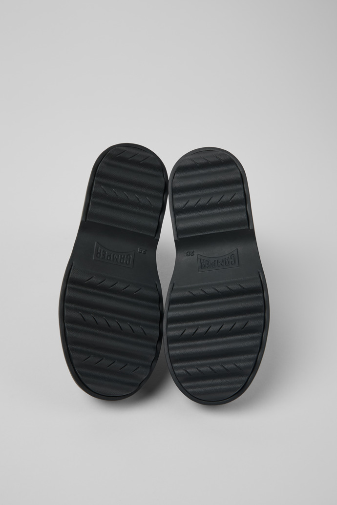 Camper Norte - Botas de piel para niños en azul y burdeos