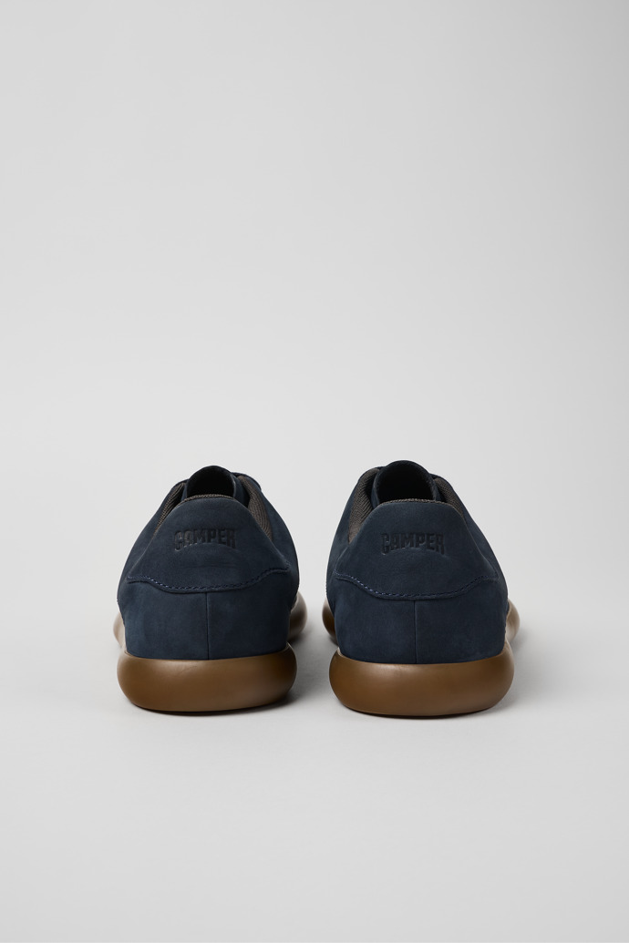 Camper Pelotas Soller - Zapatillas azules de piel nobuk para hombre.