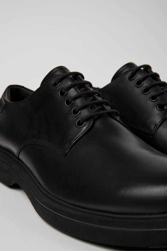 Camper Norman - Zapato de piel negro para hombre.