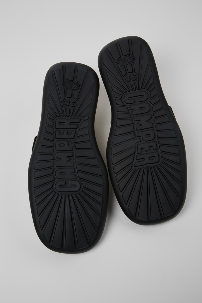 Camper Onda - Zapatos Mary Jane de piel blanca para mujer