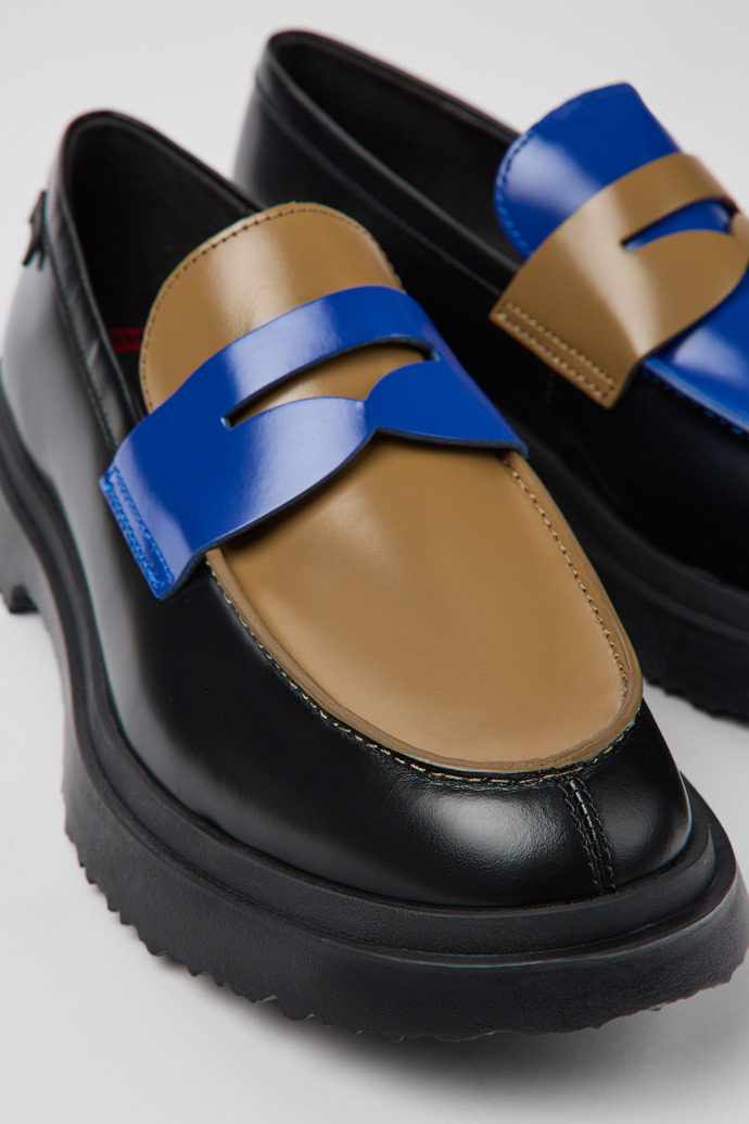 Camper Twins - Mocasines de piel multicolor para hombre